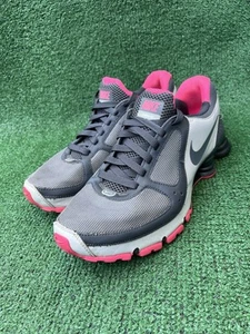 Nike Shox Turbo 10 Women’s Size 10.5 Black Silver Pink 385752-003 Running Shoes - Picture 1 of 17