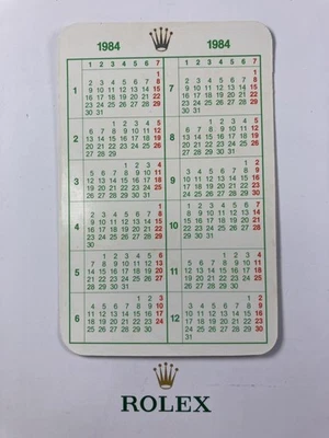 1984 Rolex Calendar ROLEX calendar 1675 6263 6265 5513 1665 1655 1680 1675 3 101 - Image 1 of 2