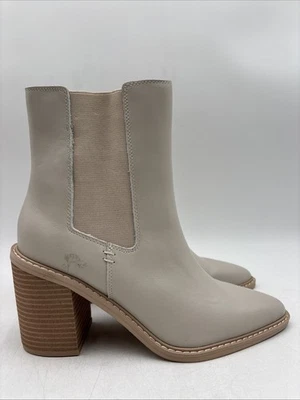 Crown 复古女式 Pimmy 靴子灰褐色皮革 9.5 M 码 — 第 1/4 张图片