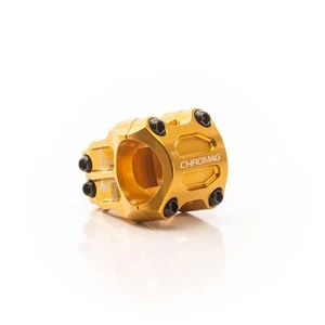 Chromag Riza Stem Diameter: 35mm, Length: 32mm, Steerer: 1-1/8'', 0°, Gold - Picture 1 of 1
