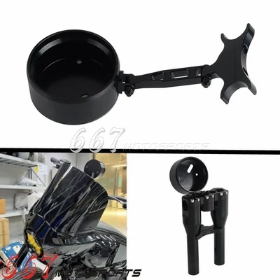 For Harley Softail Fat Bob FXFBS FXFB 2018-2024 T-Bar Digital Gauge Mount Kit - Image 1 of 4