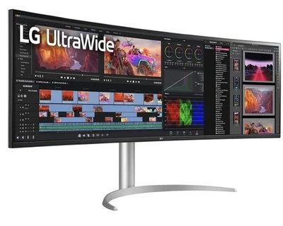 LG UltraWide 49WQ95C Monitor 49in  Screen Issues Curved Widescreen Lines on Side - Image 1 of 4