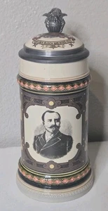 Budweiser Adolphus Busch Stein CS216 Anheuser-Busch Gründer Serie 1993 ohne Karton  - Bild 1 von 13