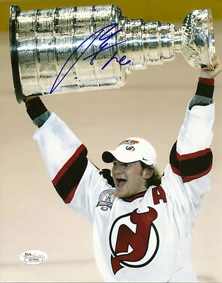 Foto firmada a mano por Patrik Elias 8x10 JSA New Jersey Devils NHL Foto 1 de 3
