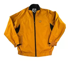 Footjoy Jacket Mens XL Dryjoys Tour Collection Golf Rain Zip Pocket Waterproof - Picture 1 of 10