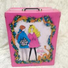 Vintage, 1968 Mattel Inc., Barbie Pink Doll Trunk 13in x 10.5in x 7.5in