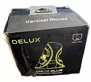 DELUX Ergonomic Wireless Vertical Silent Mouse - 2.4G USB Receiver, 3 DPI Levels - Picture 1 of 4