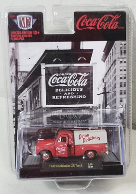 M2 Machines Coca Cola 1949 Studebaker 2R Truck 1/64 Toy Vehicle NEW - Image 1 of 4