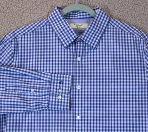 Penguin Munsingwear Heritage Slim Fit Hemd Herren 16,5 34-35 Blau Langarm - Bild 1 von 20