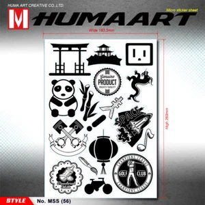Dirt Bike Stickers Kit Vinyl Decal Motorcycle Scooter Heatproof - Bild 1 von 6