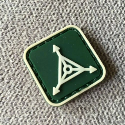 2 PCS MINI PVC Rubber TAD Hook Patch Backing Fastener Cap Vest Waterproof Badge - Image 1 of 1