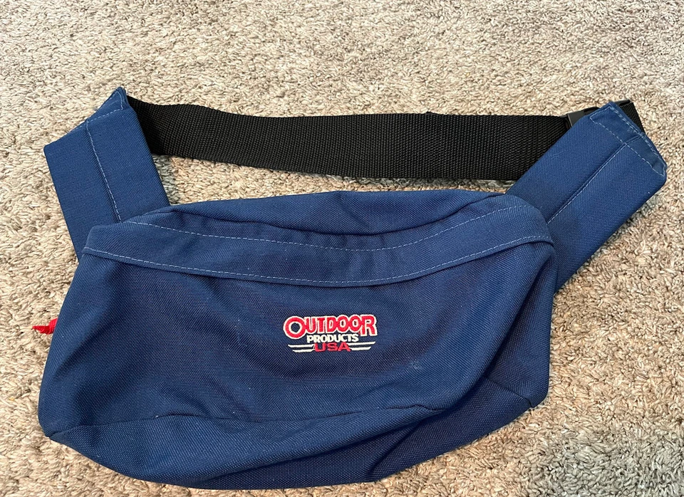 Vintage Outdoor Products, USA Waist Pack Blue Fanny Pack - Image 1 of 4