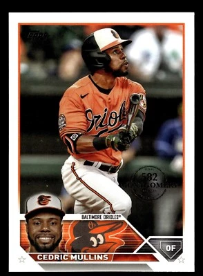 2023 Topps 582 Montgomery Club Set Break #317 Cedric Mullins Baltimore Orioles - Image 1 of 2