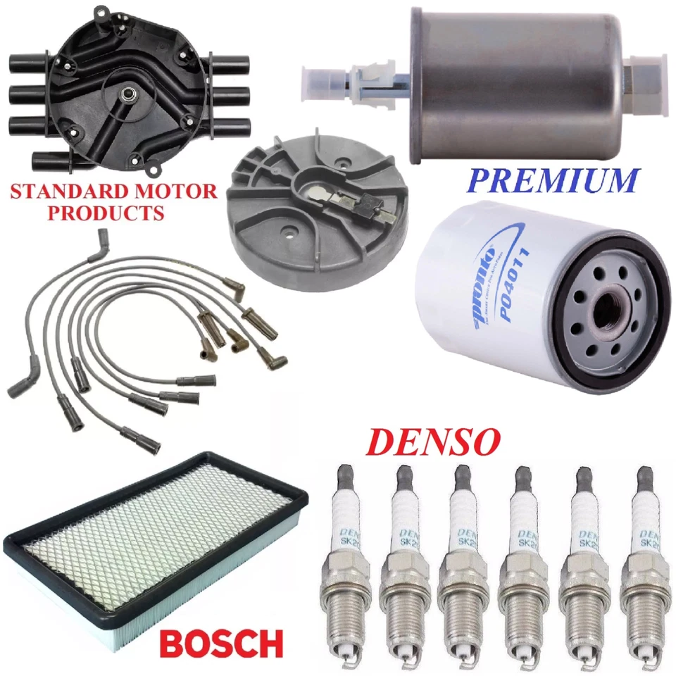 Kit de afinación filtros tapa bujías para Chevrolet S10 V6 4,3 L; 4x4 2000-2004 Foto 1 de 1