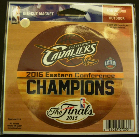 Cleveland Cavs Cavaliers 2015 Eastern Conference Champions 4.5 x 6" Magnet Cover