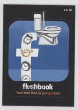 2012 Topps Wacky Packages All-New Series 9 Awful Apps Flushbook #6 0b5