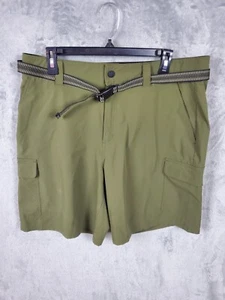 ORVIS Shorts Mens 36 Green Tech Cargo Adjustable Belt Stretch Performance Hiking - Picture 1 of 10