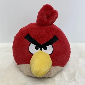 Angry Birds Red Bird 8" Plush Stuffed Animal Doll Figure Toy NO SOUND 2010 - Picture 1 of 4