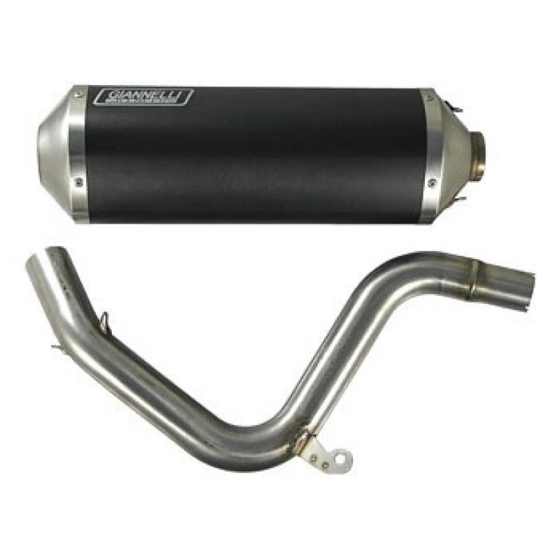 Silencieux Échappement Complet Giannelli Ipersport Inox Dark KTM Duke 200 2013 - Photo 1/1