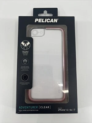 Pelican Adventurer Apple iPhone 6, 6s, 7/8 plus (oro rosa transparente/metálico) Foto 1 de 2
