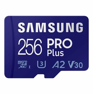 Carte mémoire microSD Samsung Pro Plus + adaptateur microSDXC (256Go) - Photo 1 sur 9