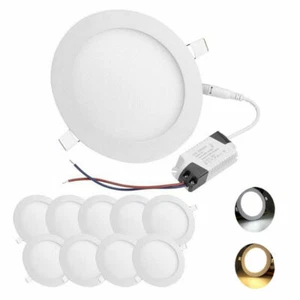 6 inch 12w Recessed Ceiling Down Lighting Cool White Ultra-thin with Driver - Picture 1 of 9