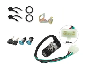 Interruptor de llave de encendido de 5 cables para DIO 50 SE50 SK50 SA50 Elite MOTOCICLETA KS20 - Imagen 1 de 4