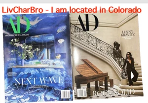 Unread Lot of 2 Architectural Digest-Ad Magazines April & May  2025 - Picture 1 of 5