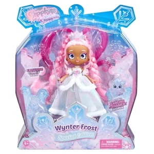 NUOVA bambola Shopkins Wynter Frost con bacchetta e ornamento fiocco di neve su supporto cuore - Foto 1 di 3