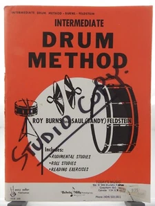 MÉTODO DE BATERÍA INTERMEDIA 1967 Roy Burns & Saul Sandy Feldstein publicado HAB100 - Imagen 1 de 8
