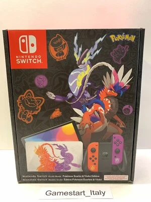 CONSOLE NINTENDO SWITCH OLED SCARLATTO VIOLETTO LIMITED EDITION PAL NEW NUOVA - Immagine 1 di 4