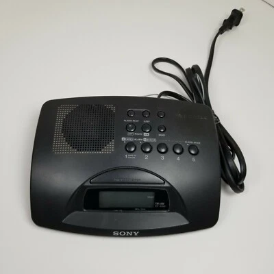 Sony Dream Machine AM FM Clock Radio Model ICF-C233 Tested & Working - Image 1 of 4