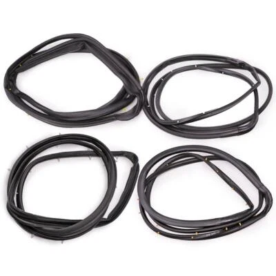 Juego de impermeabilización de sello de goma para puerta delantera trasera para Nissan Frontier D22 4 puertas 1999 Foto 1 de 4