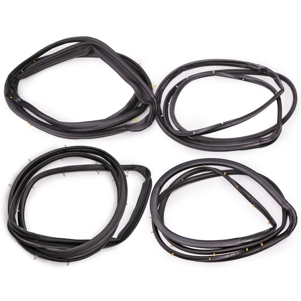 Juego de impermeabilización de sello de goma para puerta delantera trasera para Nissan Frontier D22 4 puertas 1999 Foto 1 de 4