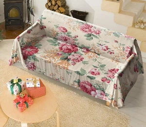 3D Pink Peony G80 Sofa Cover High Stretch Lounge Slipcover Protector Couch Cover - Bild 1 von 5