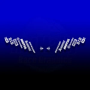 SPONSOR LOGO STACK v3D - Calcomanías, pegatinas, gráficos para carreras de motocicletas. - Imagen 1 de 1