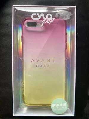 iphone 8plus 7plus 6splus 6plus full coverage case cylopop pink/yellow ombre - Image 1 of 4