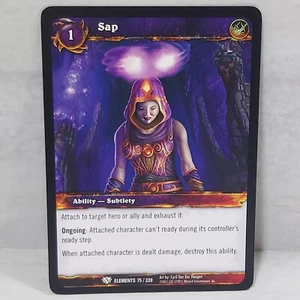 World Of Warcraft War Of The Elements Sap 75/220 TCG Card - Picture 1 of 2