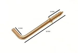 Gancho con Tornillo Aparador 25mma Hombro Total Longitud 38mm Eb Pack Tamaño 20 - Imagen 1 de 1