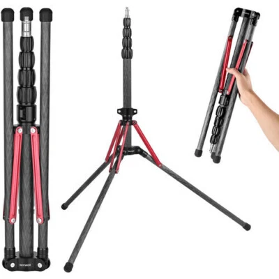 Soporte para cámara trípode de luz de fibra de carbono Neewer ST210R Foto 1 de 4