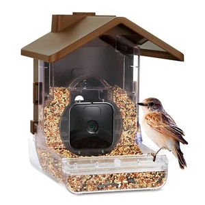 Estuche para cámara inteligente alimentador de pájaros para cámara Ring, Blink y Wyze (usado) - Imagen 1 de 11