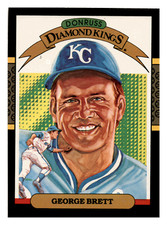 1987 Donruss George Brett Diamond Kings Kansas City Royals #15 NM-MINT