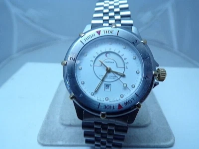 Relógio masculino suíço de quartzo Krieger Tidal cronômetro 7 joias - Imagem 1 de 4