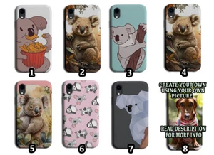 Koala Phone Case Cover Koalas Funny Cute Cartoon Face Painting Print Bear Bears - Picture 1 of 1