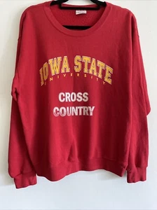 VTG Iowa State University Cross Country Cotton Exchange Sweatshirt L USA Made - Picture 1 of 11
