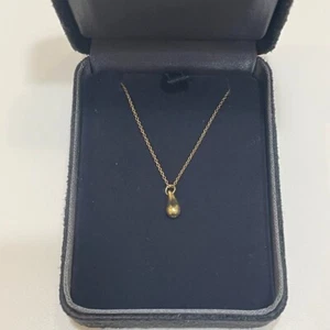TIFFANY&Co. Necklace teardrop K18 Yellow Gold - Picture 1 of 8
