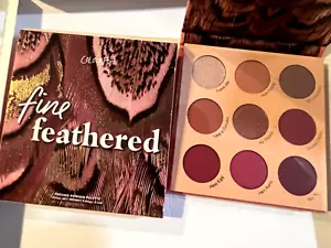 Fine Feathered Colour Pop 9 Eyeshadow Palette W/ Mirror NIB - Picture 1 of 3