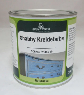750ml (15,32 €/l) SHABBY KREIDEFARBE VON BORMA VERSCHIEDENE FARBEN, chalk paint