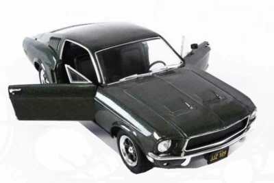 Auto In Miniatura FORD Mustang GT 1968 Come Nel Film Bullitt In 1/24 Metallo - Immagine 1 di 4