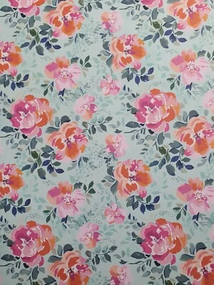 Масштаб 1:12 куклы дом обои викторианский цветы 2x A4 двухсторонний - Изображение 1 из 4